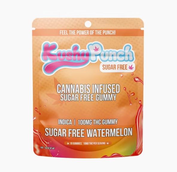 Sugar Free Indica Watermelon Gummy 100mg