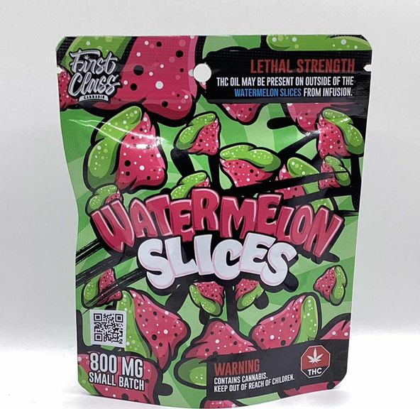 First Class Edibles - Watermelon Slices - 800MG