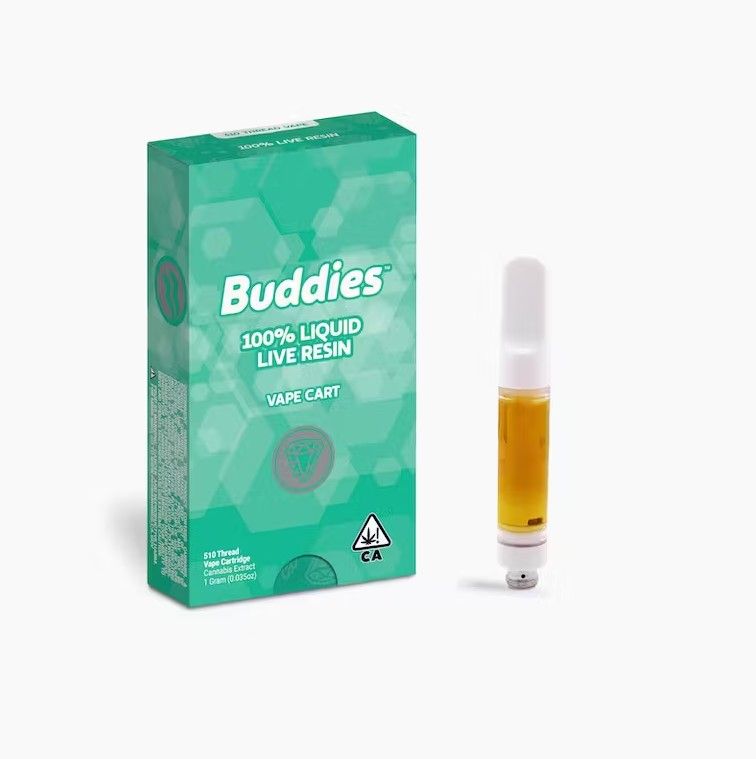 Buddies Live Resin Cartridge Bacio Pancakes 1g