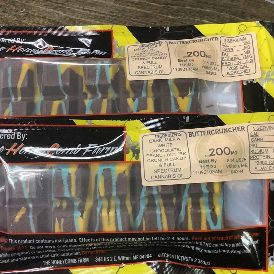 HCF Buttercruncher 200mg Choc Bar