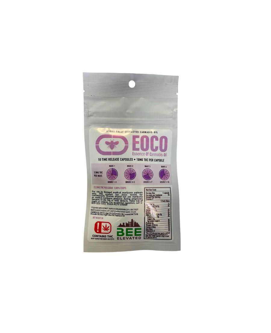 BEE ELEVATED FECO TIME RELEASED CAPSULES 100MG
