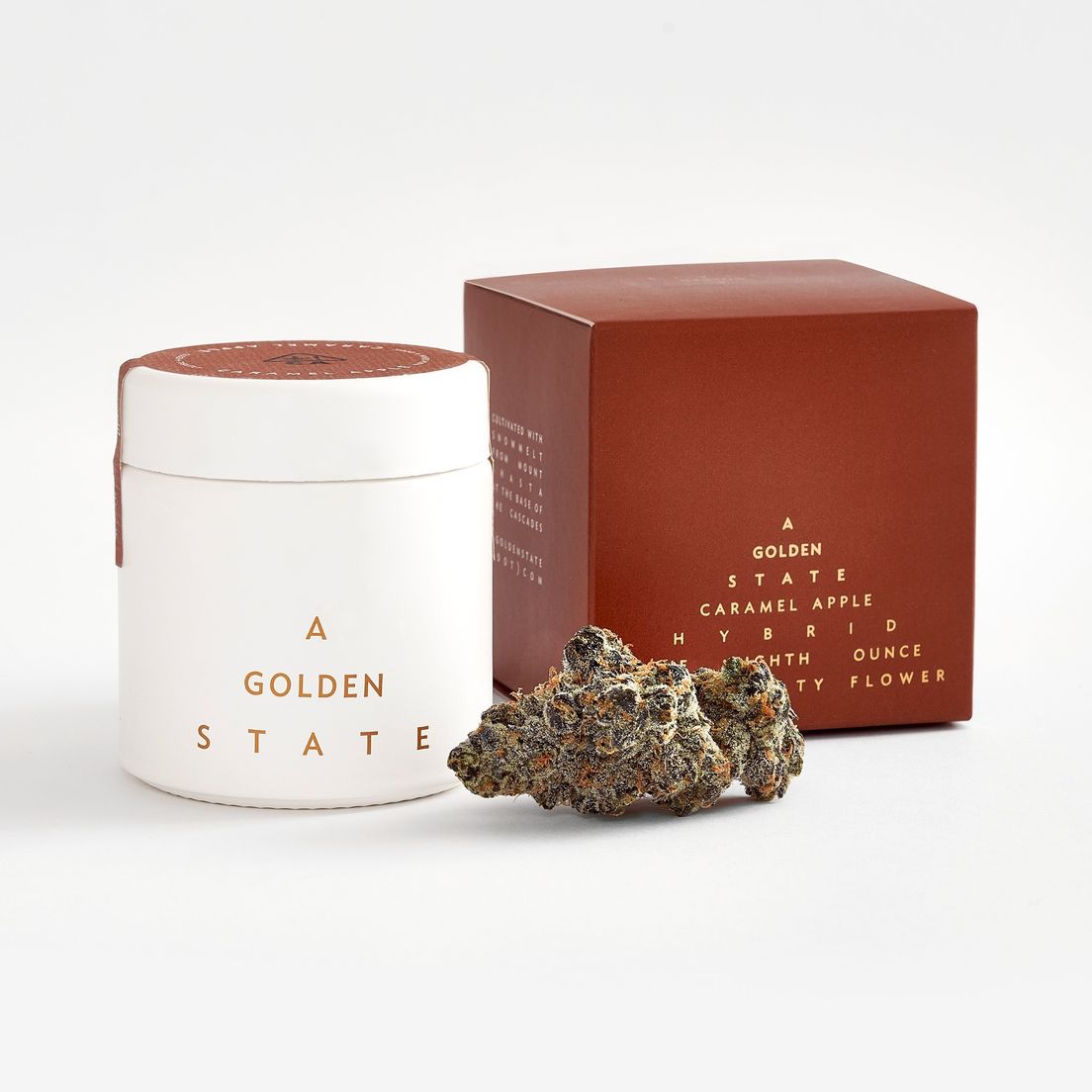 A Golden State Flower Caramel Apple 3.5g