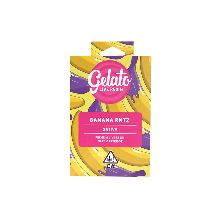 Gelato Live Resin Cartridge Banana Rntz 1g