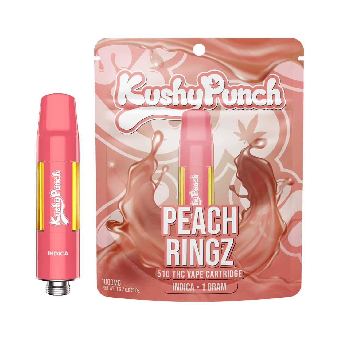 Kushy Punch | Vape Cart | 1g | Peach Ringz