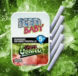 Guava Gelato 5pk Infused Pre Rolls 2.50 g