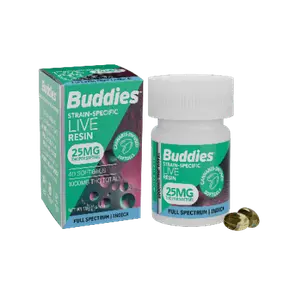 Buddies RSO Soft Gels Indica 25mg 40pk 1000mg