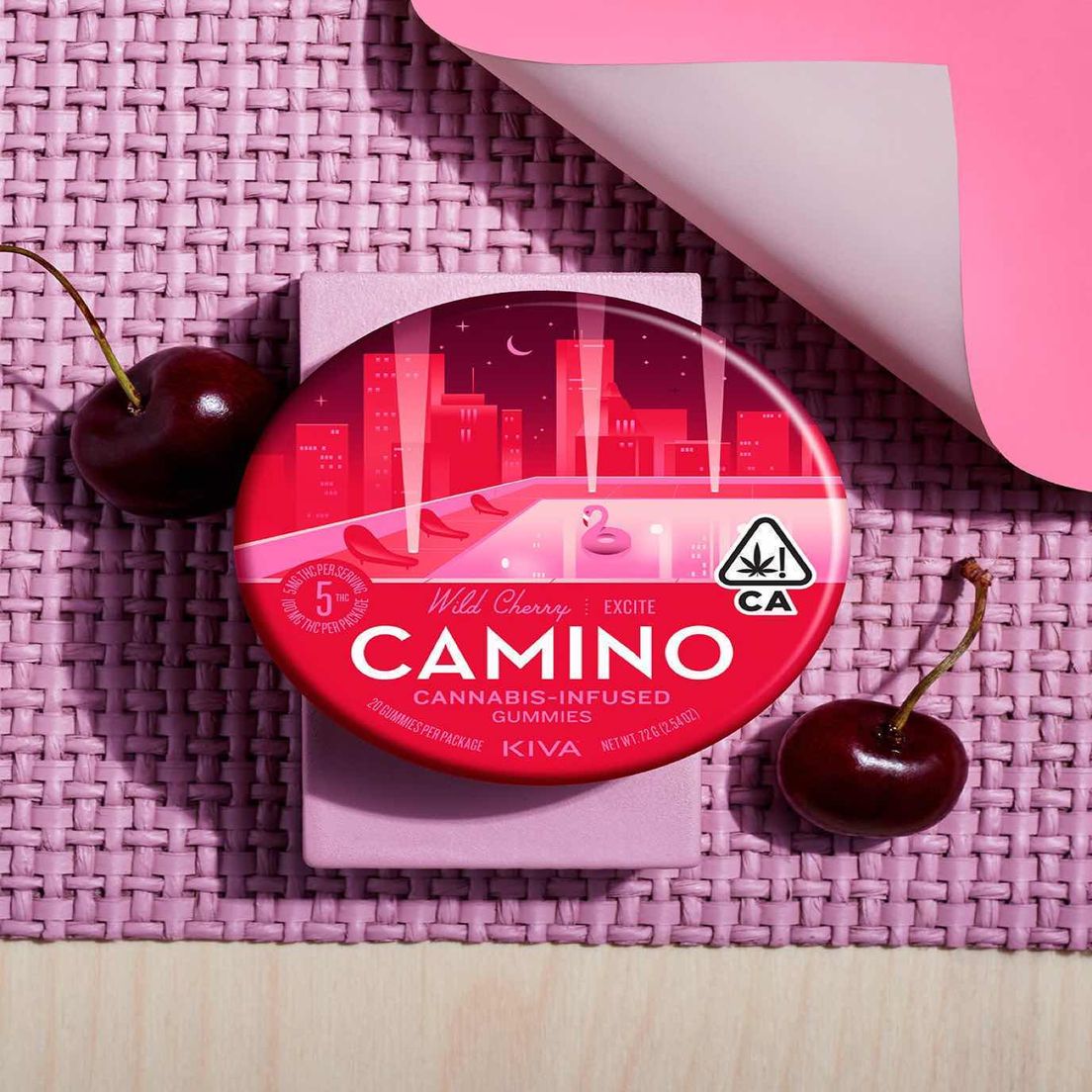 [Camino] THC Gummies - 100mg - Wild Cherry (S)