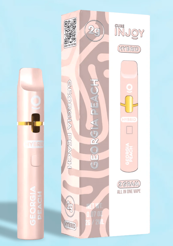 injoy disposable vape Cure - 2G - - Georgia Peach at Space Station Dispensary LLC Vaporesso XROS PRO Pod Vape wholesale price list Size:10 Pack Clear Clickmate with 150000 Puffs