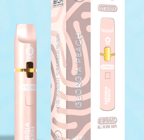 georgia peach disposable vape Cure Injoy - 2G - - at Space Station Dispensary LLC Flavour:Double Mango Air Bar Diamond London Fog Tea Drink