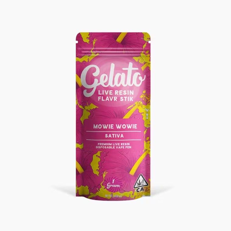 Gelato Live Resin AIO Vape Mowie Wowie 1g