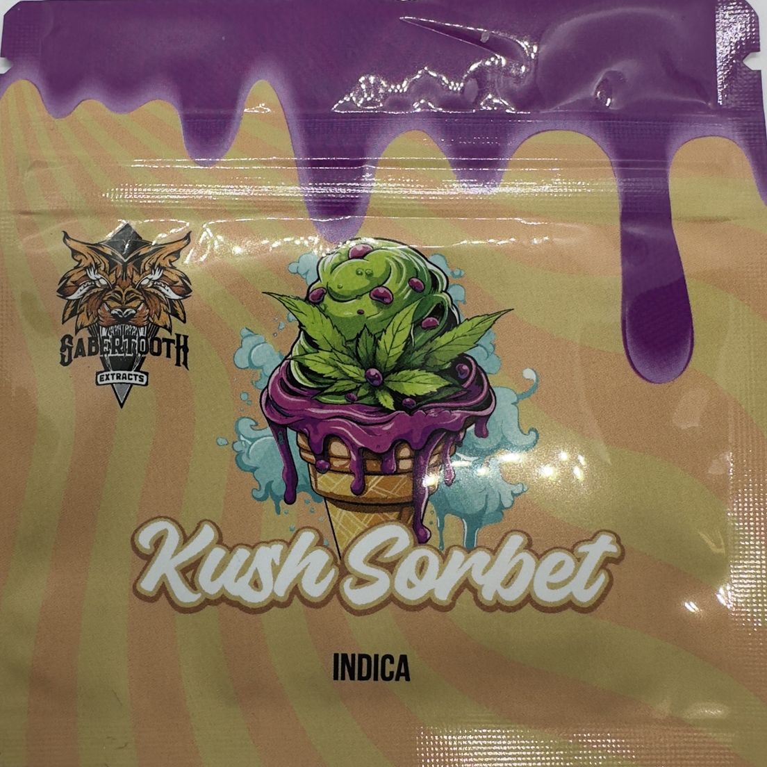 Kush Sorbet Shatter - SaberTooth Extracts