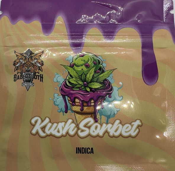 Kush Sorbet Shatter - SaberTooth Extracts