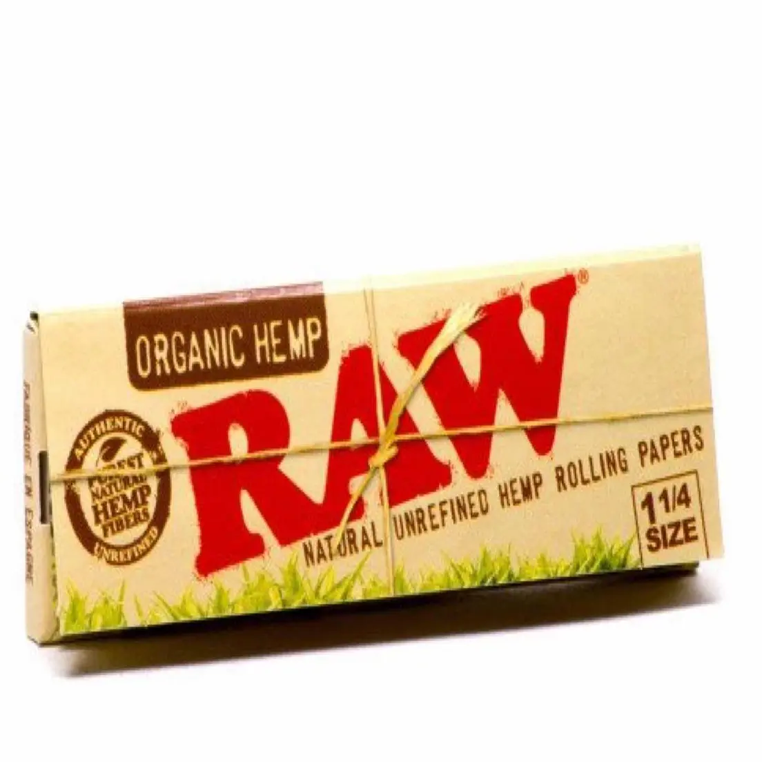 RAW ORGANIC HEMP ROLLING PAPERS 1 AND 1/4 SIZE