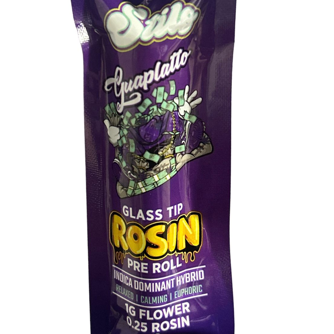 D. STILO SUPPLY 1.25g Glass Tip Rosin Infused Pre ROLL - Guaplatto (I)
