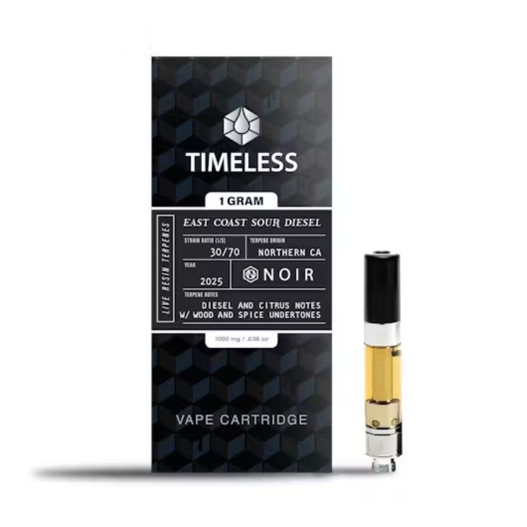 NOIR East Coast Sour Diesel 1000mg Vape Cartridge (Live Resin)