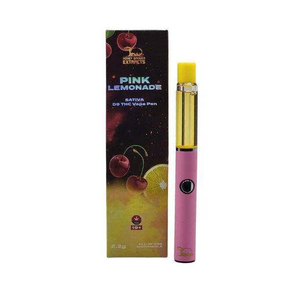 Pink Lemonade - 2.2ML D9 Disposable Pen by Honey Badger