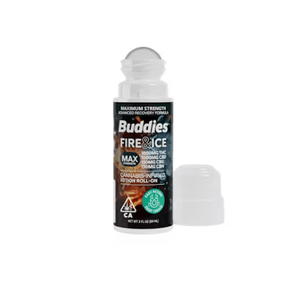 Buddies Topical MAX Fire and Ice Roll On 1000mg THC / 1000mg CBD