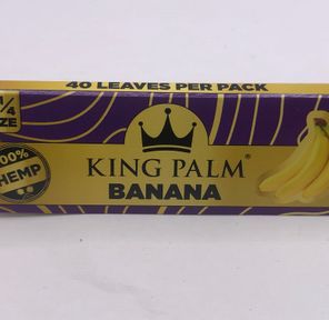 Banana | King Palm | 1 1/4 Hemp Papers