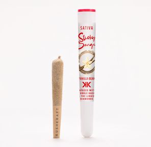1 x 0.5g Infused Sticky Banger Pre-Roll Sativa Vanilla Bean by KushKraft