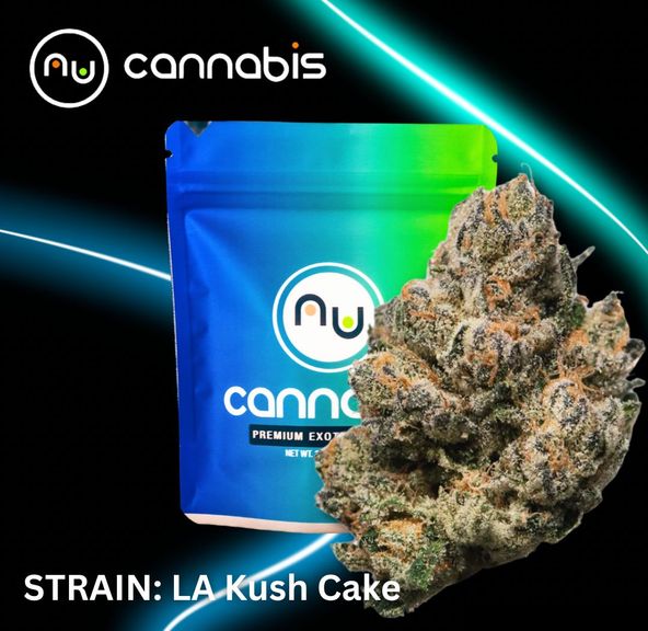 NuCannabis - LA Kush Cake 28g - PREMIUM INDOOR FLOWERS