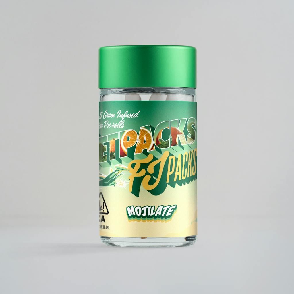Jetpacks - Mojilate 5 Pack Infused Pre Rolls - 2.5g