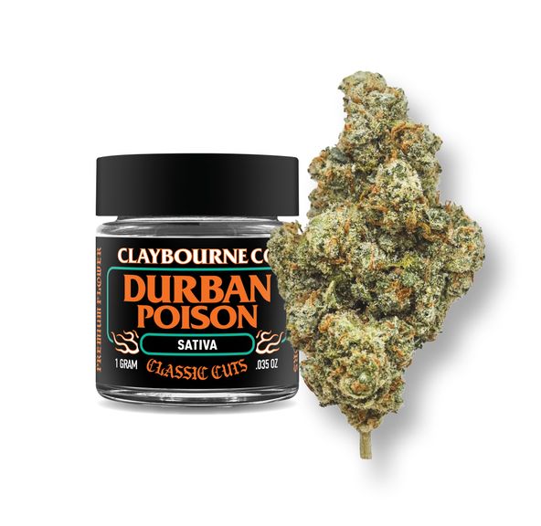 Claybourne | Flower | 1g | Durban Poison