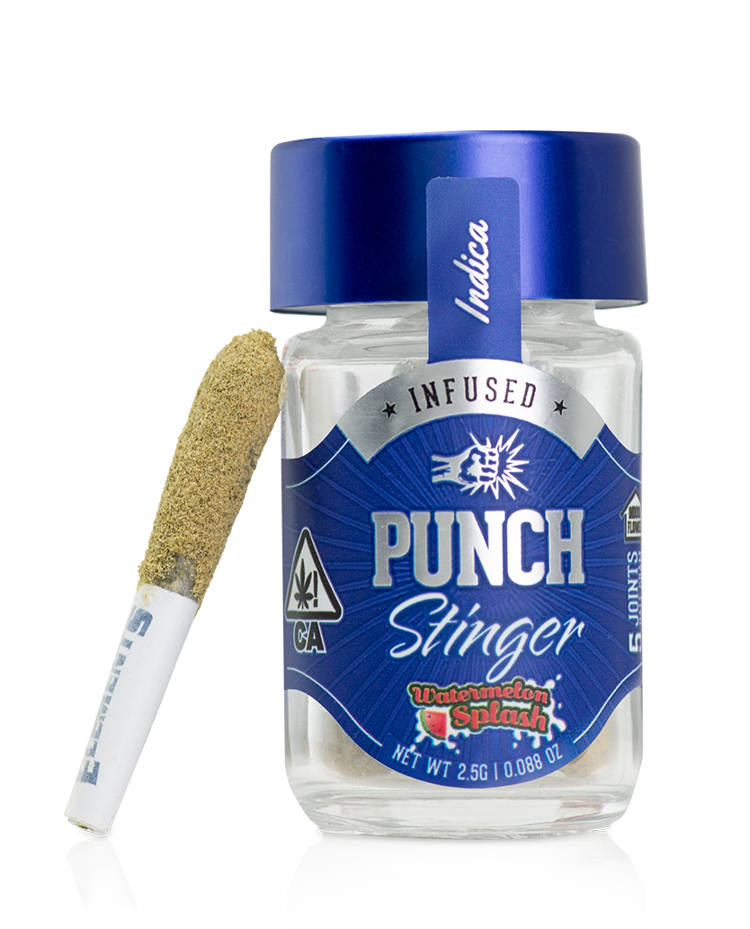 D. Punch Stinger 5 x .5g Infused Pre Roll Pack - Watermelon Splash