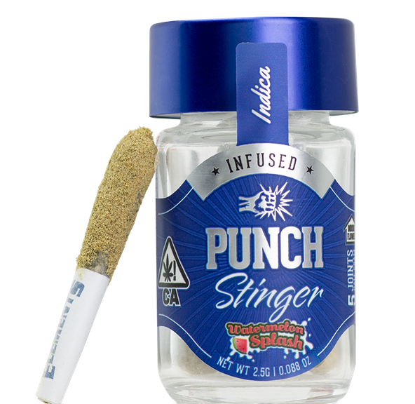 D. Punch Stinger 5 x .5g Infused Pre Roll Pack - Watermelon Splash