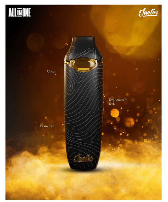 Jeeter Concentrates - AIO Liquid Diamond 1G Vape Cartridge Double Rainbow