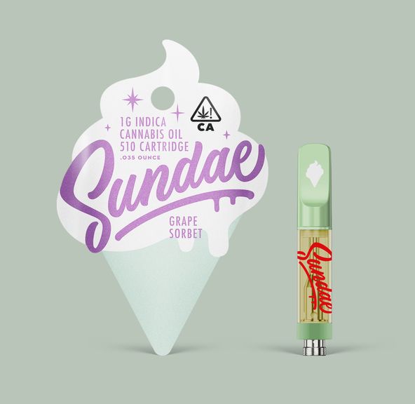 Sundae - Grape Sorbet Cartridge 1g