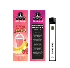 1G Gas Gang disposable vape pen - Strawberry Banana