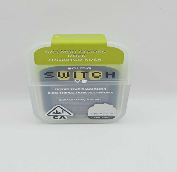 Boutiq - Disposable - Lemon Stripes x OZK x Mango Kush - 2G