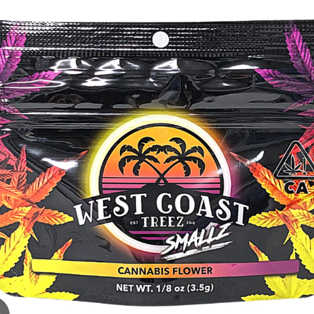 West Coast Treez Smallz - 3.5g - Indica - Banana Punch