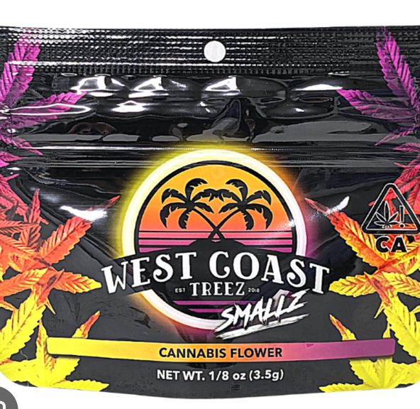 West Coast Treez Smallz - 3.5g - Indica - Banana Punch
