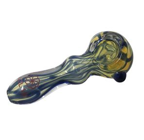 5" Black/Blues Kolas Pinwheel Pipe
