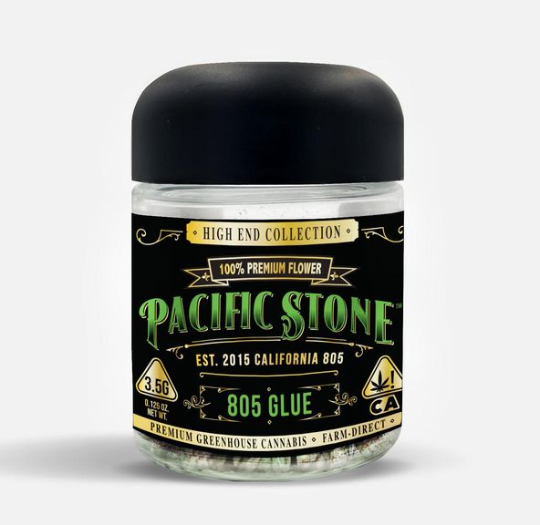 Pacific Stone High End Flower 3.5g Jar Hybrid 805 Glue