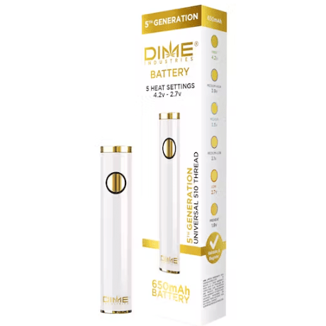 5th Generation 510 Thread Battery - White