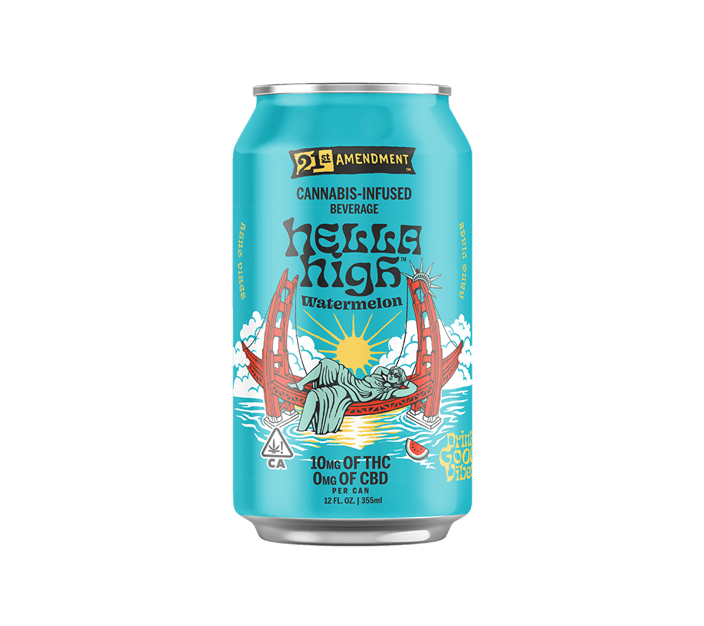 21st Amendment Hella High Watermelon 100 mg