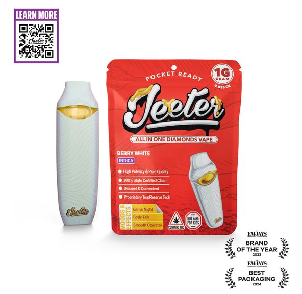 Jeeter Concentrates - AIO Liquid Diamond 1G Berry White