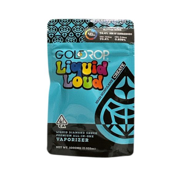 Gold Drop - Glitter Bomb Liquid Loud Disposable Vape 1g