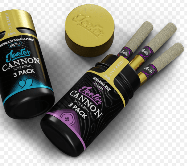 JEETER SUNDAZE BEST 3PK CANNON INFUSED LIVE RESIN 1.5G INDICA