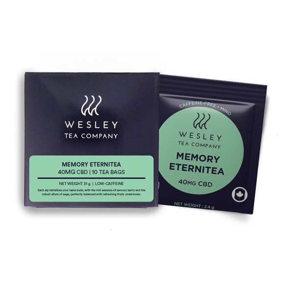 Memory Eternitea 40mg CBD 10-pack | Wesley Tea