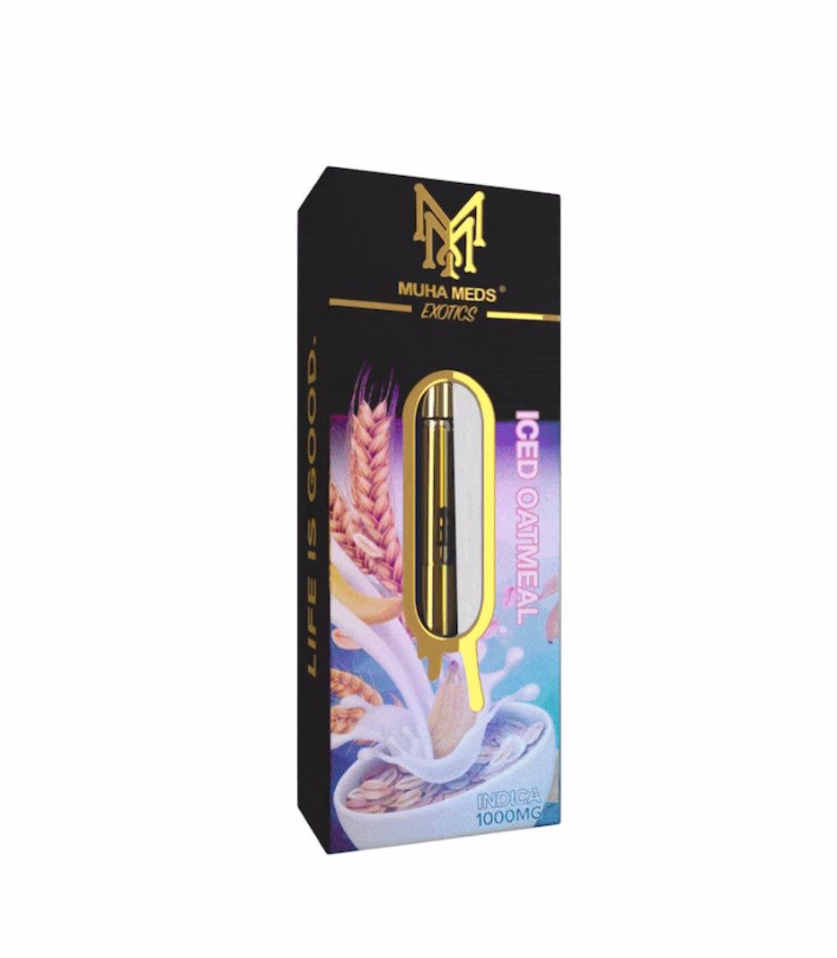 Iced Oatmeal, 1g, Cartridge, 89.81% - Muha Meds