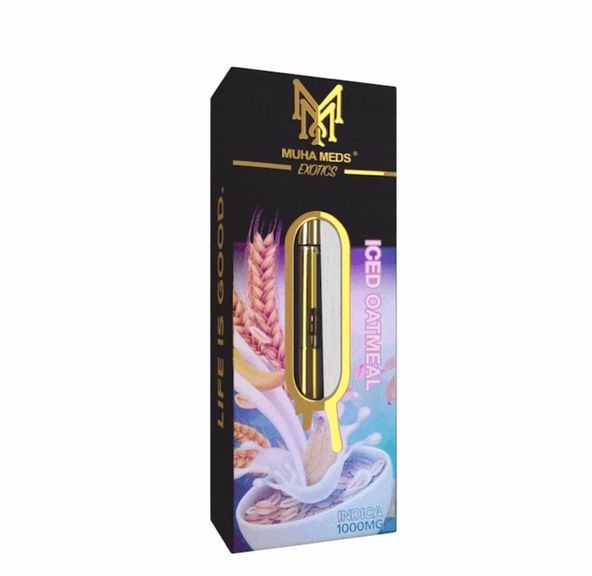 Iced Oatmeal, 1g, Cartridge, 89.81% - Muha Meds
