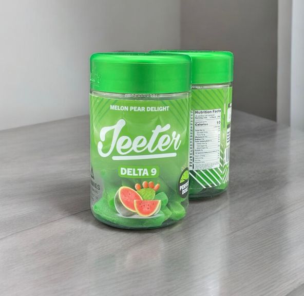 JEETER D9 30CT GUMMIES- MELON PEAR