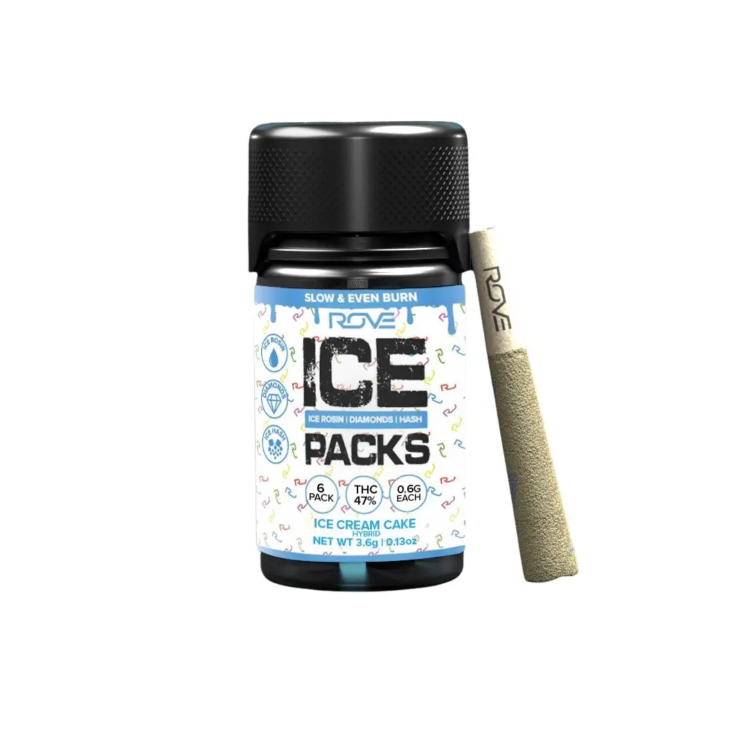 Rove Infused Pre-roll 6pk Ice Cream Cake 3.6g