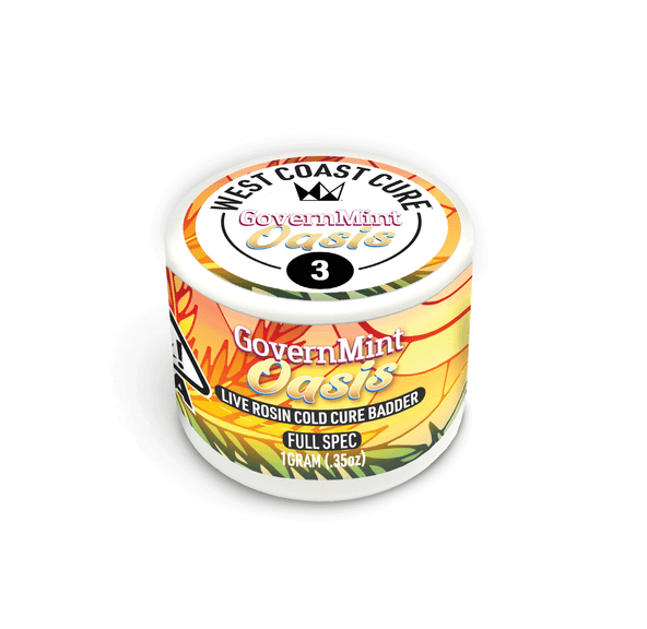 Governmint Oasis - Live Rosin Cold Cure Badder - T3