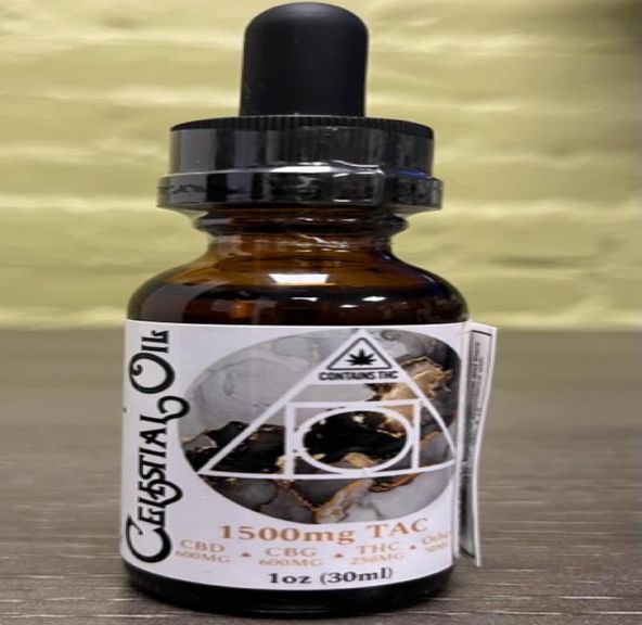 Celestial Oil | 1500mg (CBD:CBG:THC) 1oz Tincture | ERVA Legacy