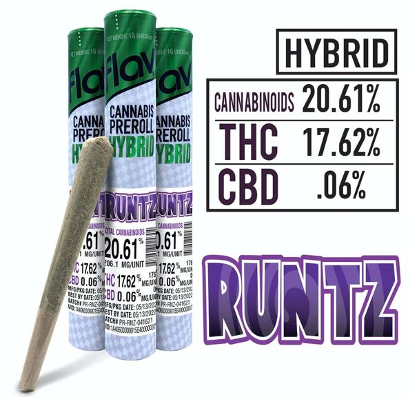 FLAV RUNTZ 1G PREROLL