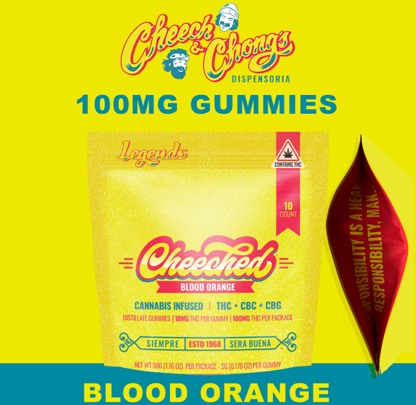 C&C 10:2:2 THC + CBC + CBG Blood Orange Gummies 10mg 10pk